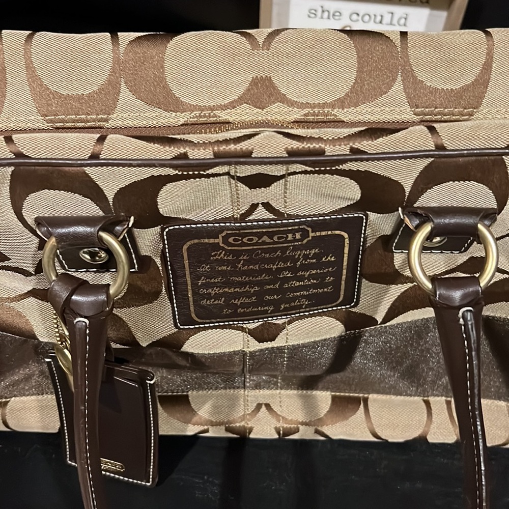 Coach signature canvas duffle - Picture 8 of 11